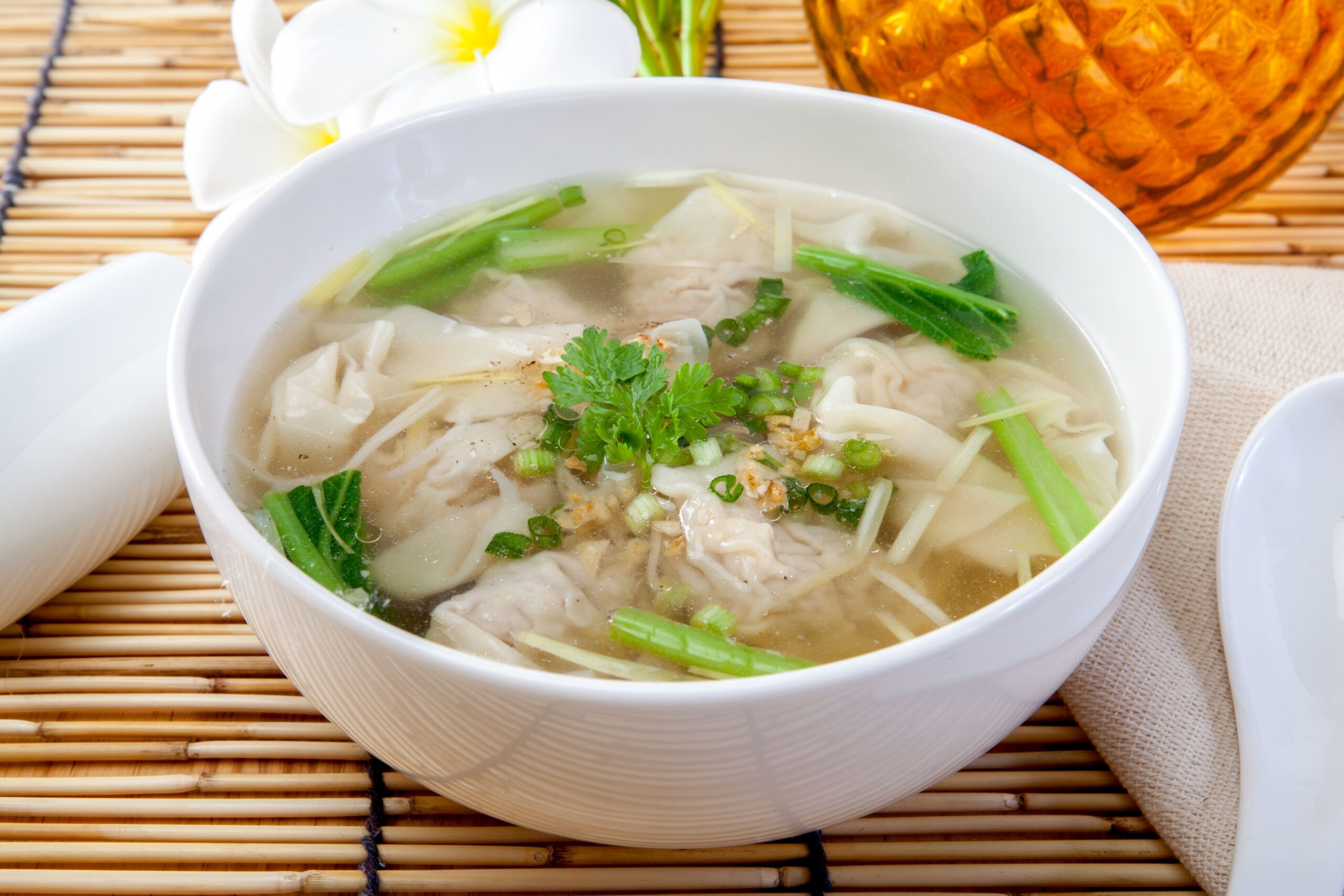 Sopa Wantan De Gallina Especial